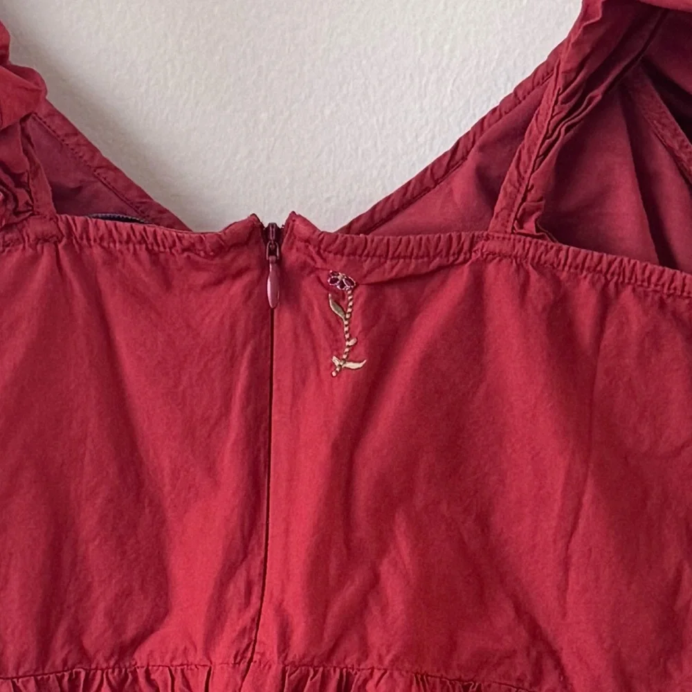 French Connection Azana Ruffle V Neck Top - Picture 6 of 7